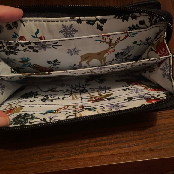 NWT Vera Bradley Merry Mischief Essential Compact Backpack and Wallet Set - Picture 6 of 8